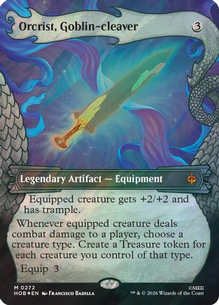 {@@MSC R} Orcrist, Goblin-cleaver (Showcase) (Surge Foil) (Foil) [The Hobbit] [HOB 272]