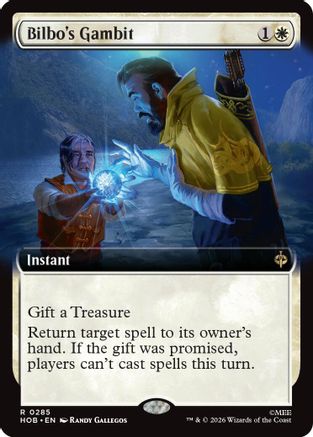 {@@MSC R} Bilbo's Gambit (Extended Art) (Foil) [The Hobbit] [HOB 285]