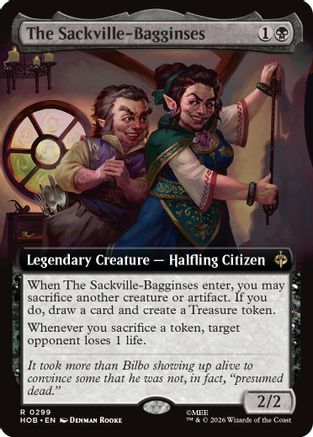 {@@MSC R} The Sackville-Bagginses (Extended Art) (Foil) [The Hobbit] [HOB 299]