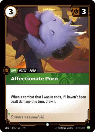 [RFB] Affectionate Poro (Foil) (024/166) - Vendetta
