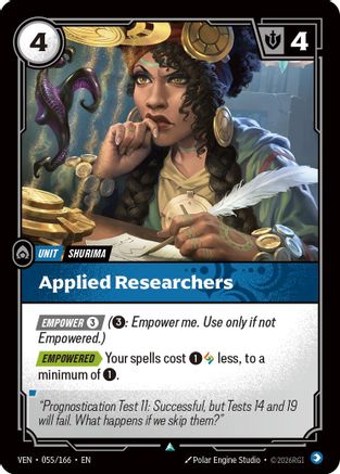 [RFB] Applied Researchers (Foil) (055/166) - Vendetta