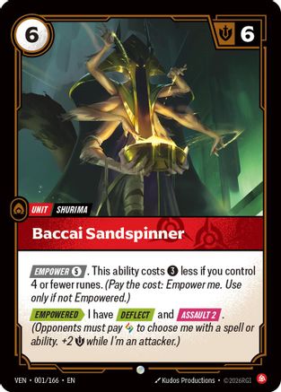 [RFB] Baccai Sandspinner (Foil) (001/166) - Vendetta