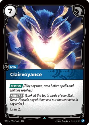 [RFB] Clairvoyance (Foil) (056/166) - Vendetta