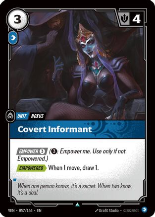 [RFB] Covert Informant (Foil) (057/166) - Vendetta