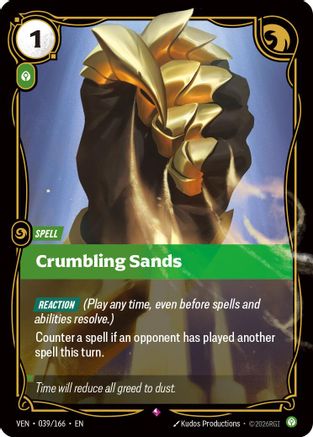 [RFB] Crumbling Sands (Foil) (039/166) - Vendetta