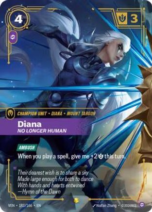 [RFB] Diana, No Longer Human (Overnumbered) (Foil) (183/166) - Vendetta