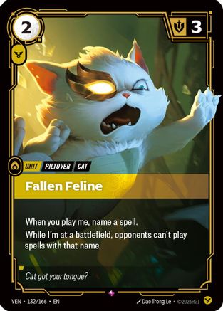 [RFB] Fallen Feline (Foil) (132/166) - Vendetta