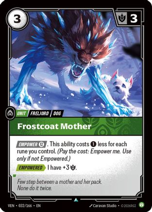 [RFB] Frostcoat Mother (Foil) (032/166) - Vendetta