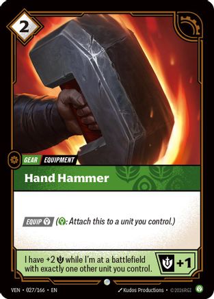[RFB] Hand Hammer (Foil) (027/166) - Vendetta
