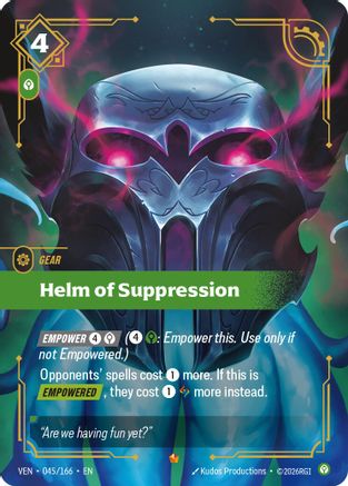 [RFB] Helm of Suppression (Foil) (045/166) - Vendetta
