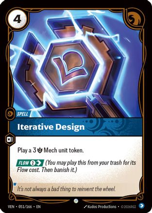 [RFB] Iterative Design (Foil) (051/166) - Vendetta