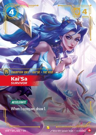 [RFB] Kai'Sa, Survivor (Foil) (SP1/006) - Vendetta