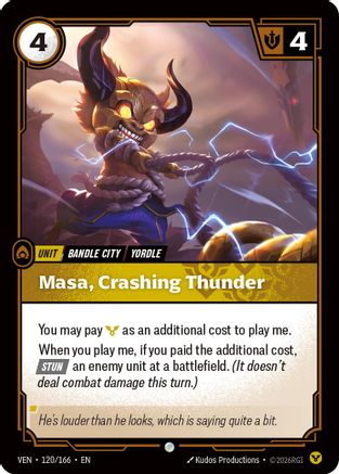 [RFB] Masa, Crashing Thunder (Foil) (120/166) - Vendetta