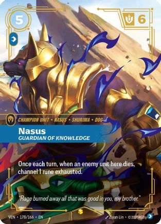 [RFB] Nasus, Guardian of Knowledge (Overnumbered) (Foil) (178/166) - Vendetta