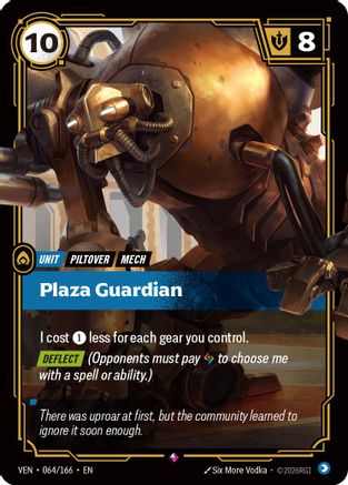 [RFB] Plaza Guardian (Foil) (064/166) - Vendetta