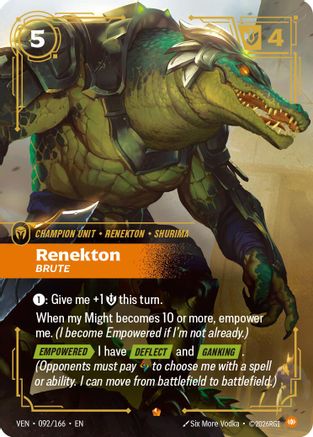 [RFB] Renekton, Brute (Foil) (092/166) - Vendetta