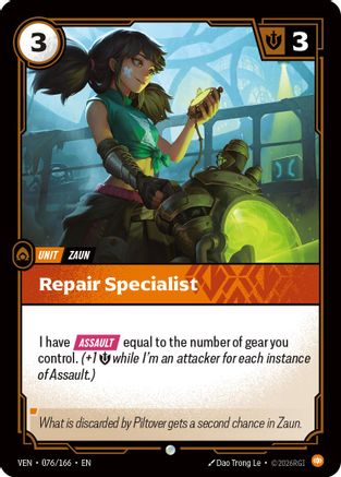 [RFB] Repair Specialist (Foil) (076/166) - Vendetta