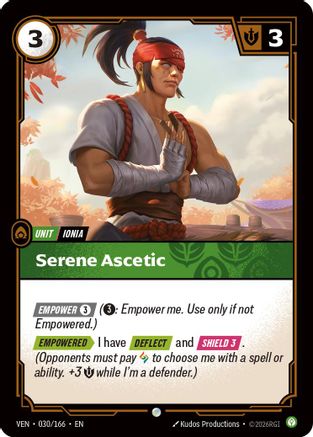 [RFB] Serene Ascetic (Foil) (030/166) - Vendetta