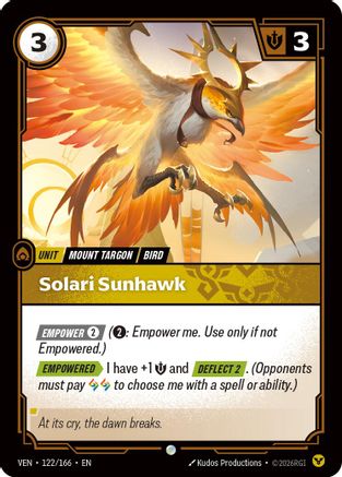 [RFB] Solari Sunhawk (Foil) (122/166) - Vendetta