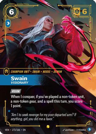 [RFB] Swain, Visionary (Overnumbered) (Foil) (173/166) - Vendetta