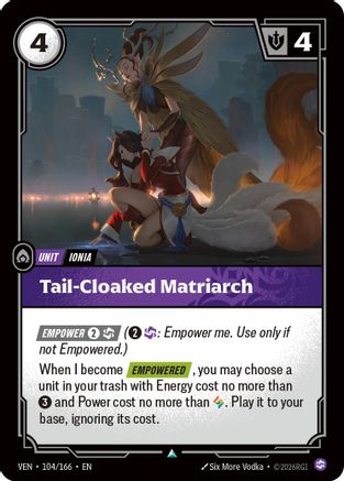 [RFB] Tail-Cloaked Matriarch (Foil) (104/166) - Vendetta