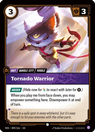 [RFB] Tornado Warrior (Foil) (099/166) - Vendetta