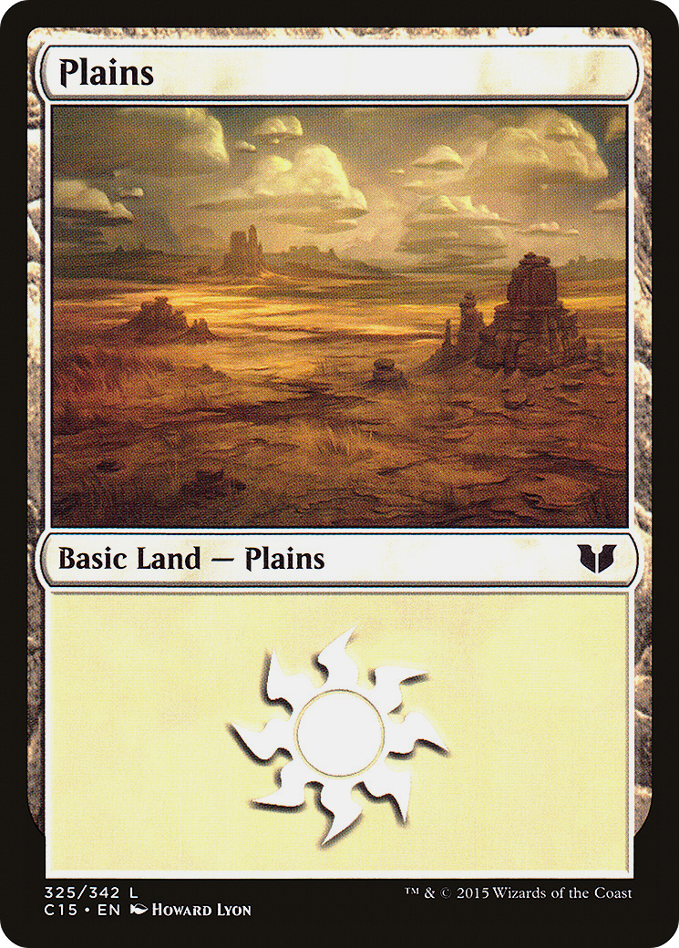 {B}[C15 325] Plains (325) [Commander 2015]