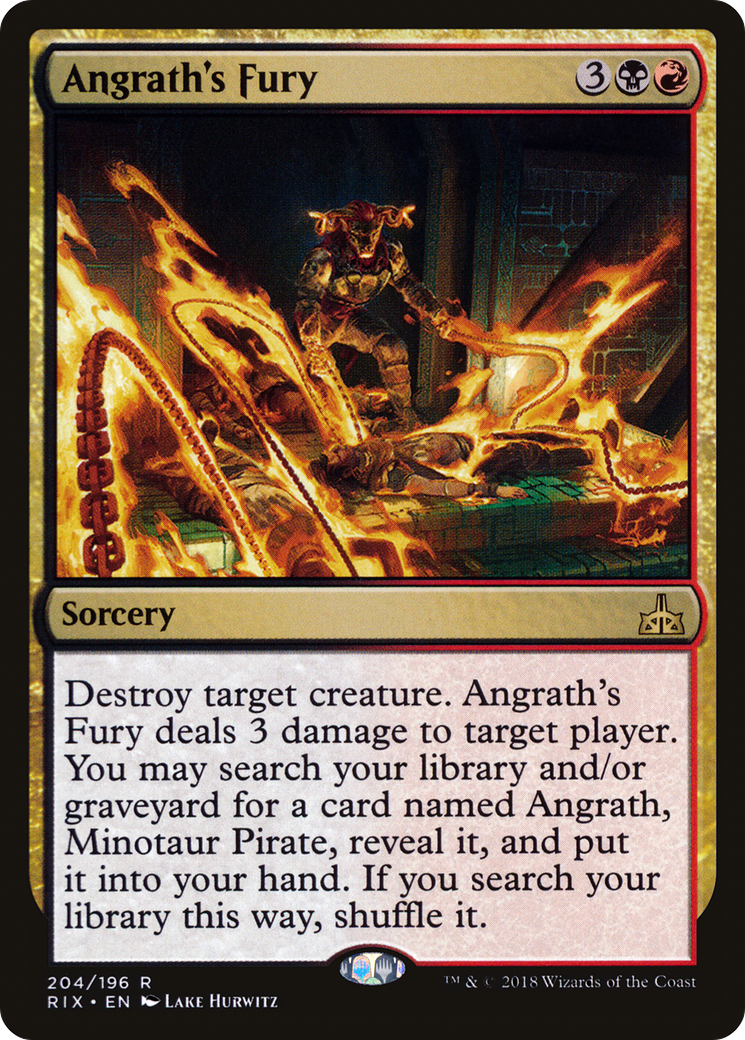 {R} Angrath's Fury [Rivals of Ixalan][RIX 204]