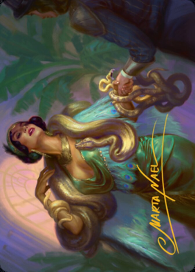 {A} Venom Connoisseur Art Card (Gold-Stamped Signature) [Streets of New Capenna Art Series][GS ASNC 021]