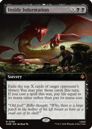 {@@HOB R} Inside Information (Extended Art) [The Hobbit] [HOB 296]