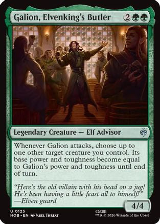 {@@HOB C} Galion, Elvenking's Butler (Foil) [The Hobbit] [HOB 125]