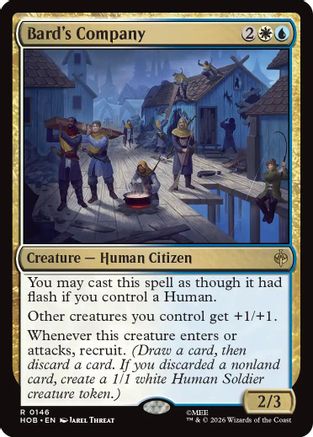 {@@HOB R} Bard's Company (Foil) [The Hobbit] [HOB 146]