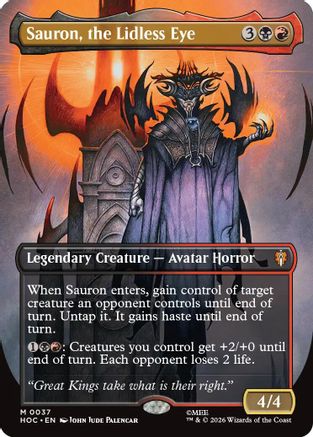 {@@HOB R} Sauron, the Lidless Eye (Borderless) [The Hobbit EternalLegal] [HOC 037]