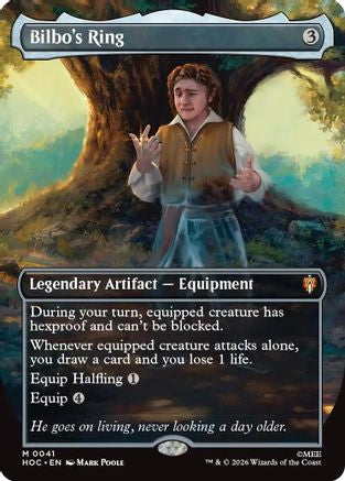 {@@HOB R} Bilbo's Ring (Borderless) (Foil) [The Hobbit EternalLegal] [HOC 041]