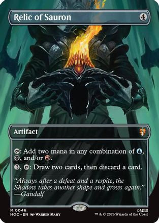 {@@HOB R} Relic of Sauron (Borderless) (Foil) [The Hobbit EternalLegal] [HOC 046]