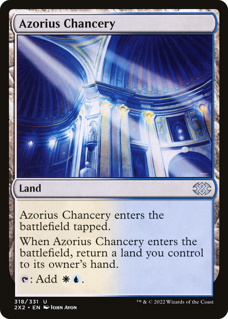 {C} Azorius Chancery [Double Masters 2022][2X2 318]