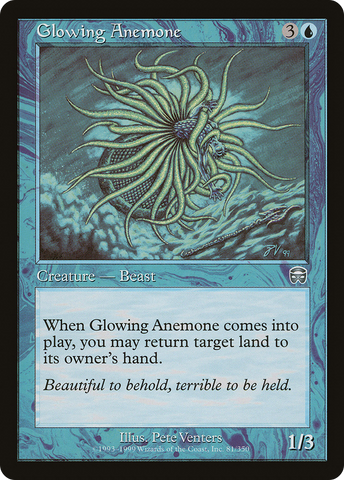 {C} Glowing Anemone [Mercadian Masques][MMQ 081]