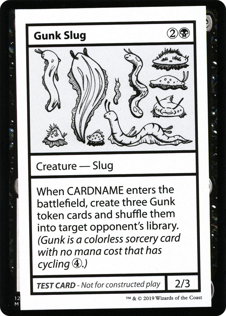 {R} Gunk Slug (2021 Edition) [Mystery Booster Playtest Cards][CMB1 043]