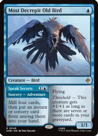 {@@MSC R} Most Decrepit Old Bird (Foil) [The Hobbit] [HOB 049]