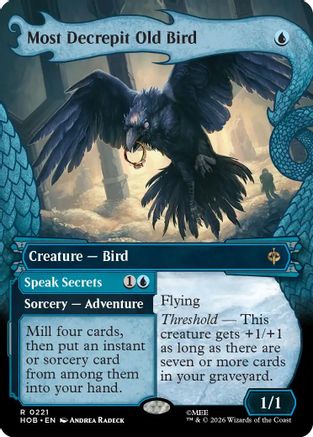 {@@MSC R} Most Decrepit Old Bird (Showcase) (Foil) [The Hobbit] [HOB 221]