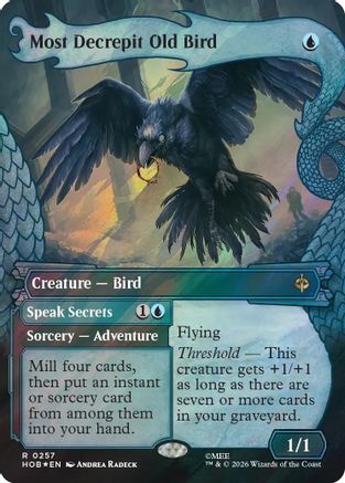 {@@MSC R} Most Decrepit Old Bird (Showcase) (Surge Foil) (Foil) [The Hobbit] [HOB 257]