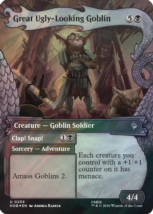 {@@MSC C} Great Ugly-Looking Goblin (Showcase) (Surge Foil) (Foil) [The Hobbit] [HOB 259]