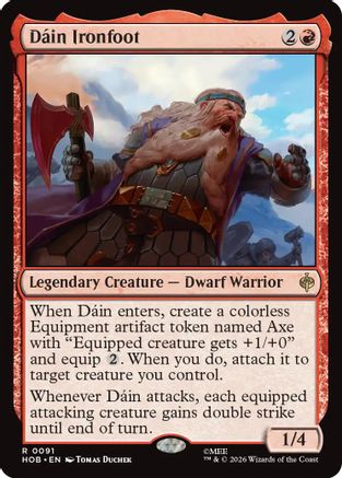 {@@MSC R} Dain Ironfoot [The Hobbit] [HOB 091]