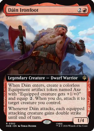 {@@MSC R} Dain Ironfoot (Extended Art) (Foil) [The Hobbit] [HOB 302]