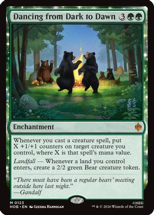 {@@HOB R} Dancing from Dark to Dawn (Foil) [The Hobbit] [HOB 123]