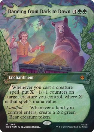 {@@MSC R} Dancing from Dark to Dawn (Showcase) (Surge Foil) (Foil) [The Hobbit] [HOB 267]