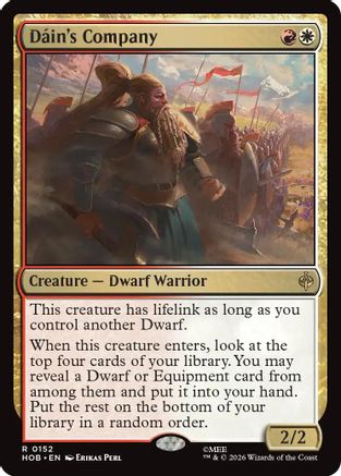 {@@MSC R} Dain's Company (Foil) [The Hobbit] [HOB 152]