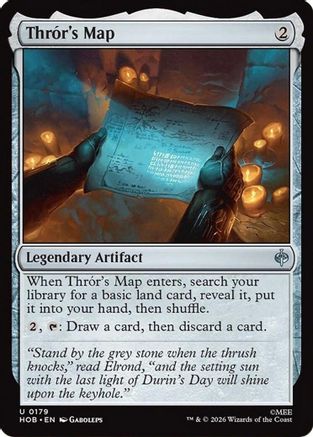 {@@MSC C} Thror's Map [The Hobbit] [HOB 179]