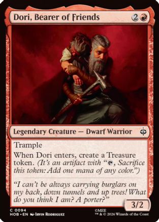 {@@MSC C} Dori, Bearer of Friends [The Hobbit] [HOB 094]