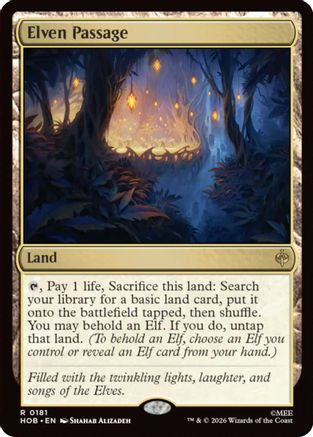 {@@MSC R} Elven Passage (Foil) [The Hobbit] [HOB 181]